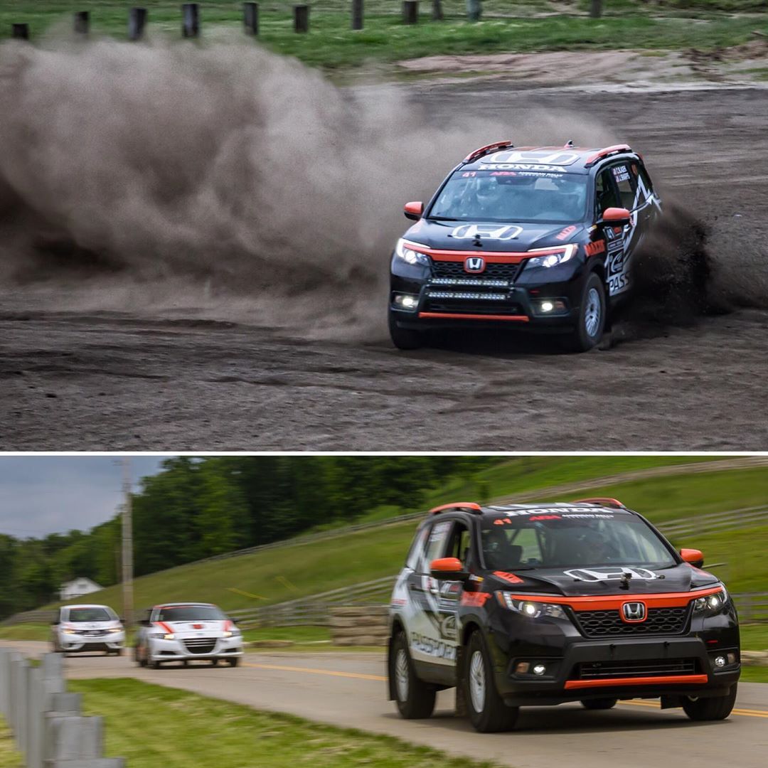 Collage of Honda Passport wrap details and event-ready graphics.