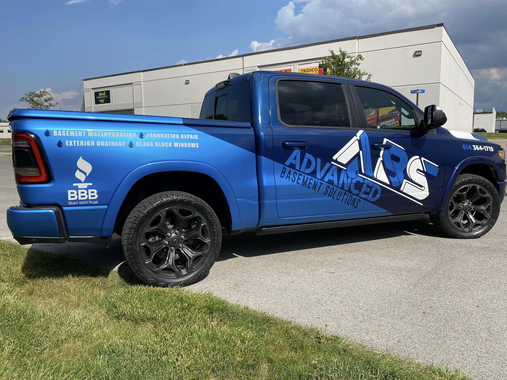 Advanced Basement Solutions Truck Wrap project image 2