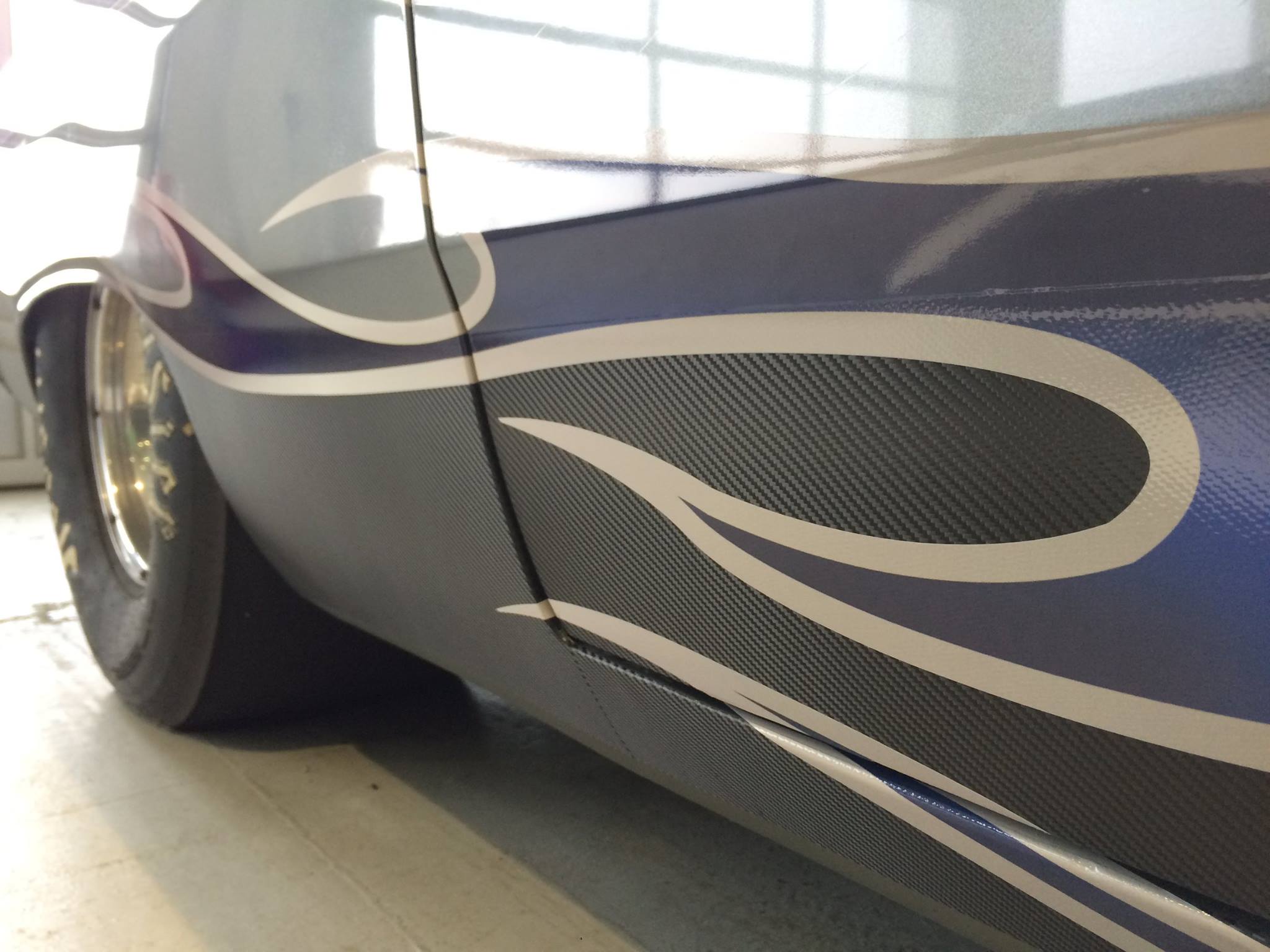 Blue Hot Rod Vehicle Graphics project image 1