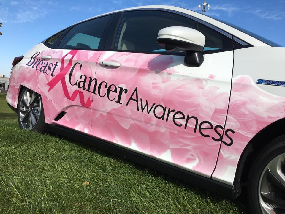 Breast Cancer Awareness Vehicle Graphics project image 1
