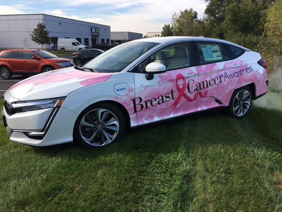 Breast Cancer Awareness Vehicle Graphics project image 2