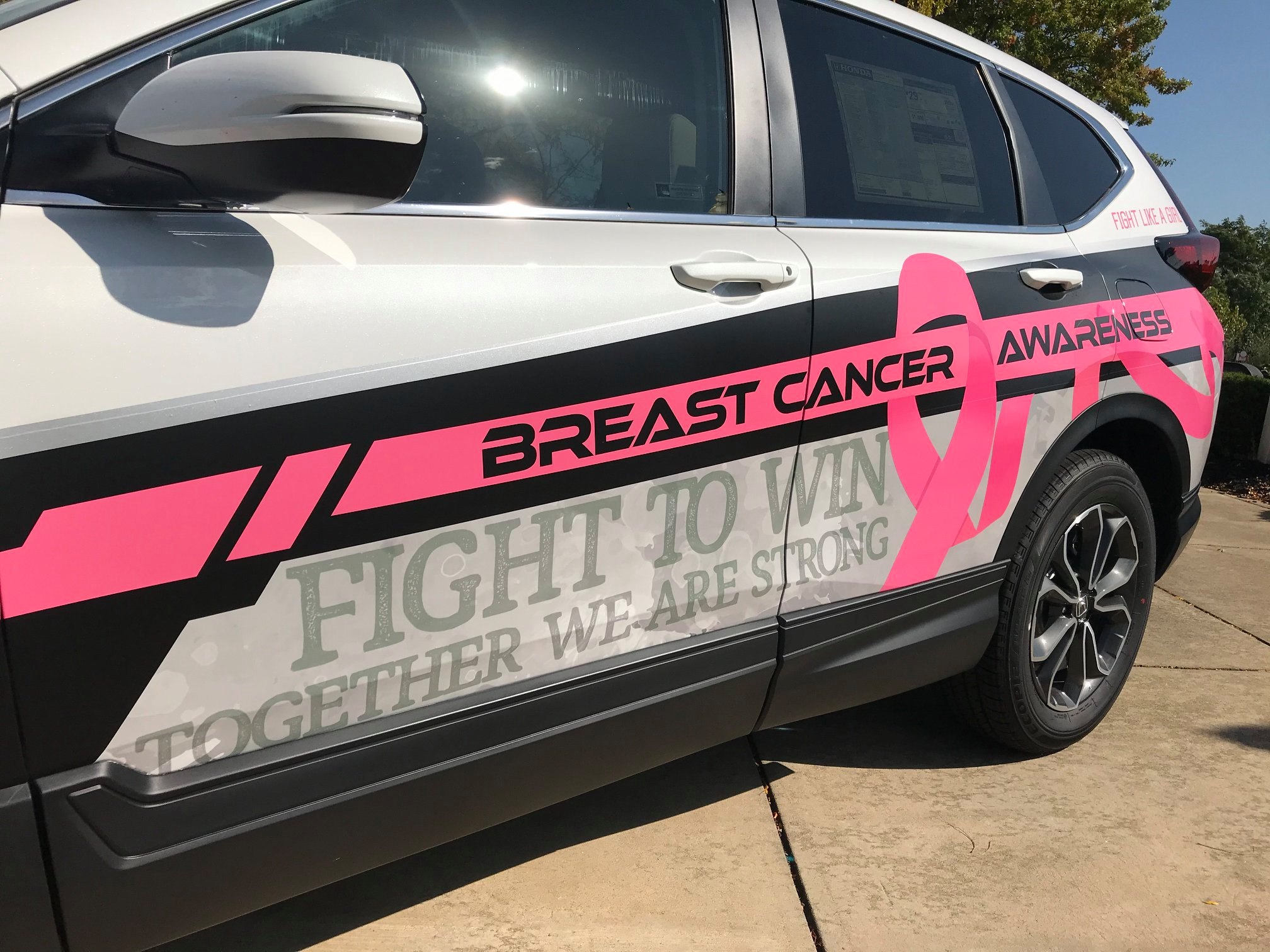 Breast Cancer Awareness Vehicle Graphics project image 7