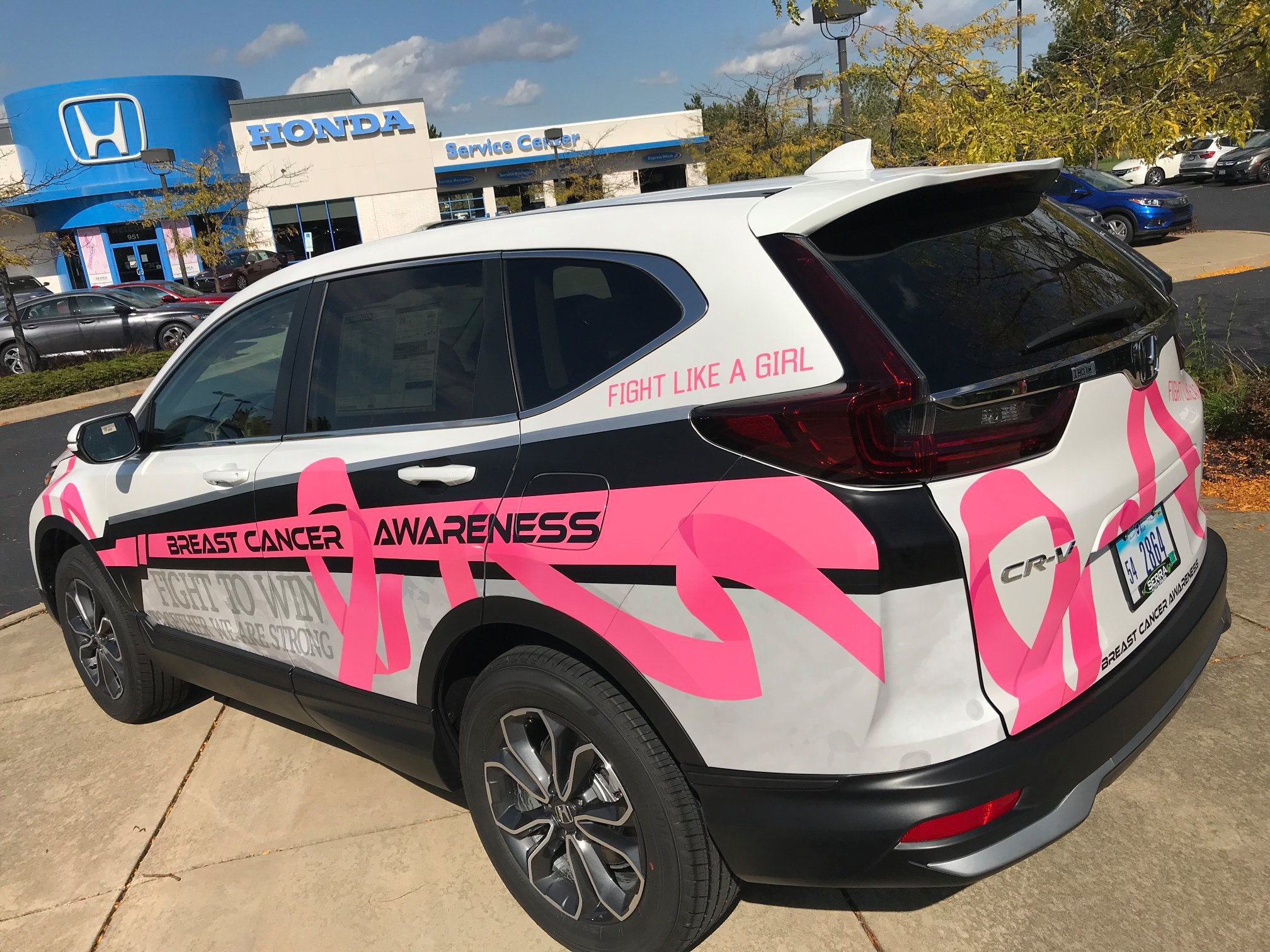 Breast Cancer Awareness Vehicle Graphics project image 8