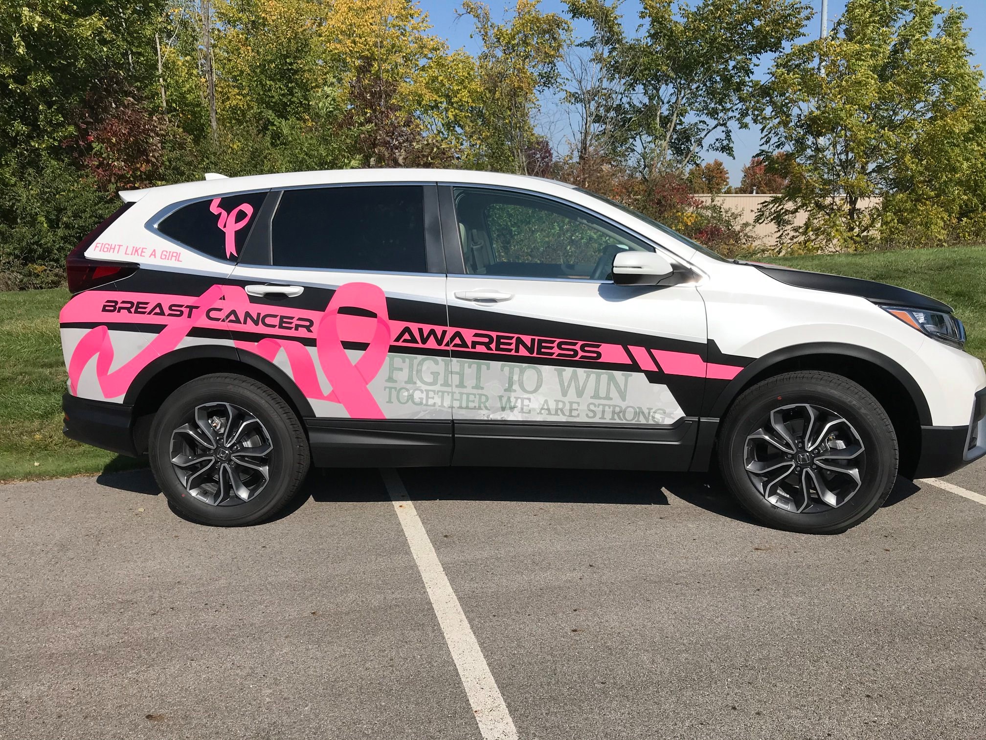 Breast Cancer Awareness Vehicle Graphics project image 9