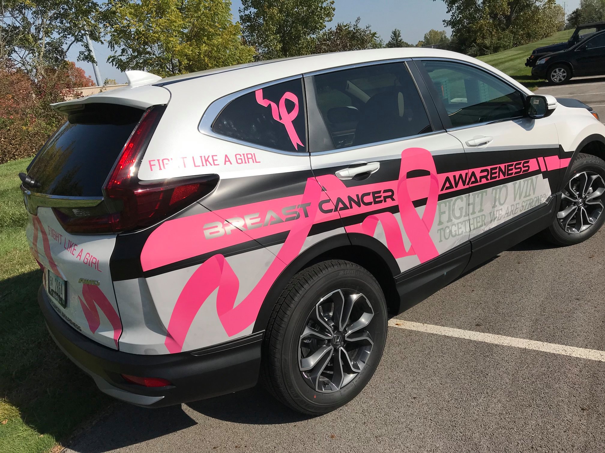 Breast Cancer Awareness Vehicle Graphics project image 10