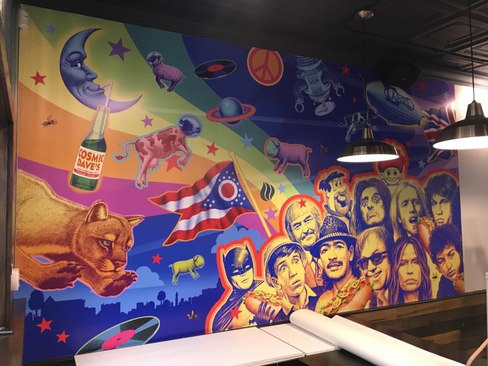 Dave's Cosmic Subs Interior Branding project image 4