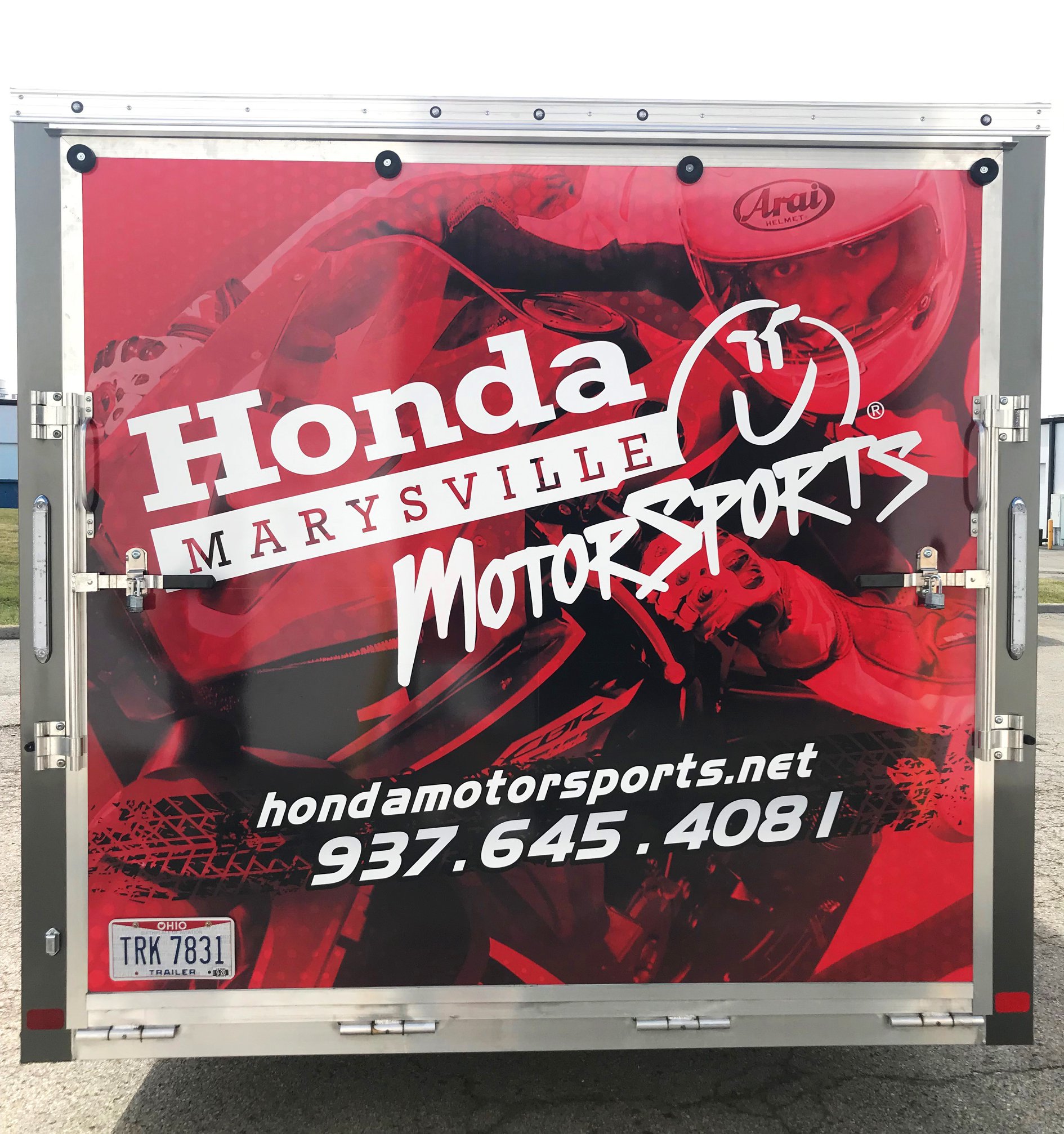 Honda Marysville Motorsports Red Trailer project image 2