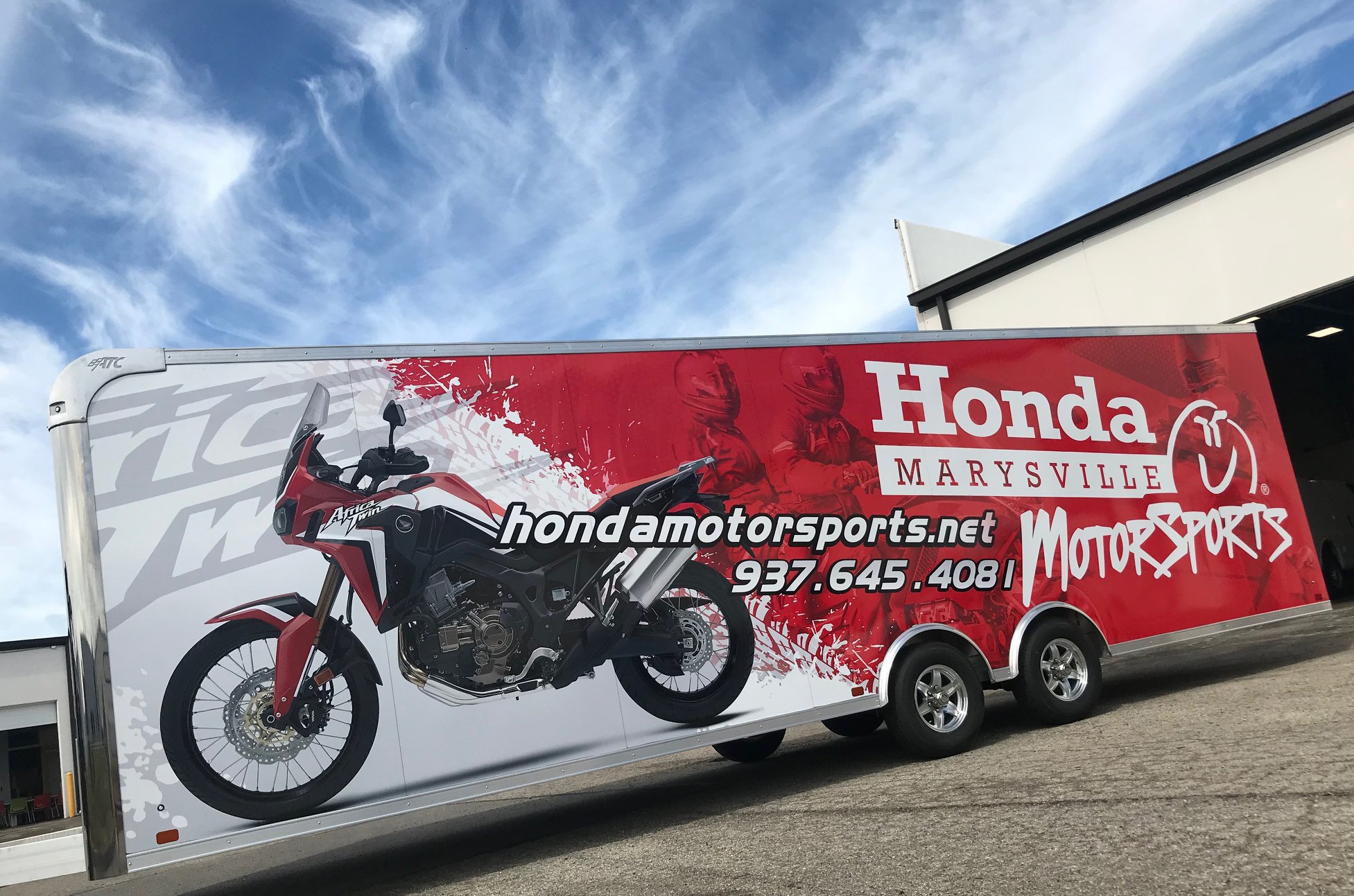 Honda Marysville Motorsports Red Trailer project image 3