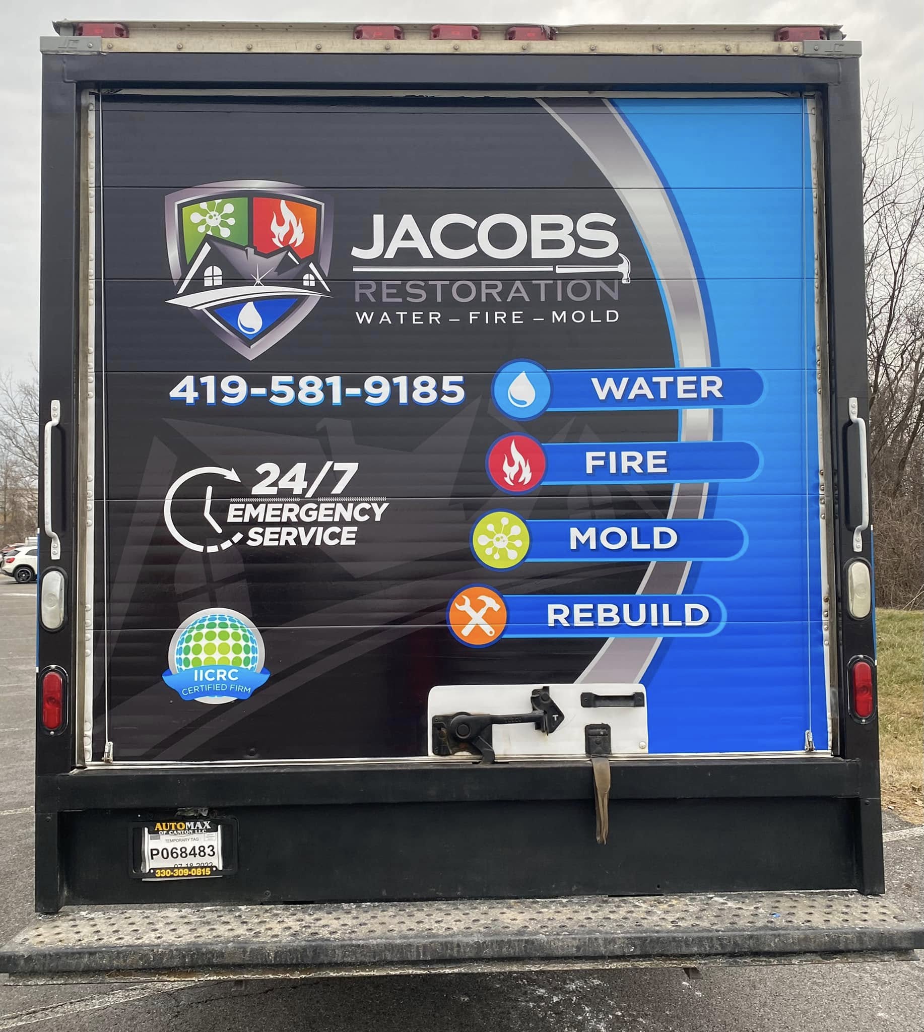 Jacobs Restoration Fleet Wrap project image 2