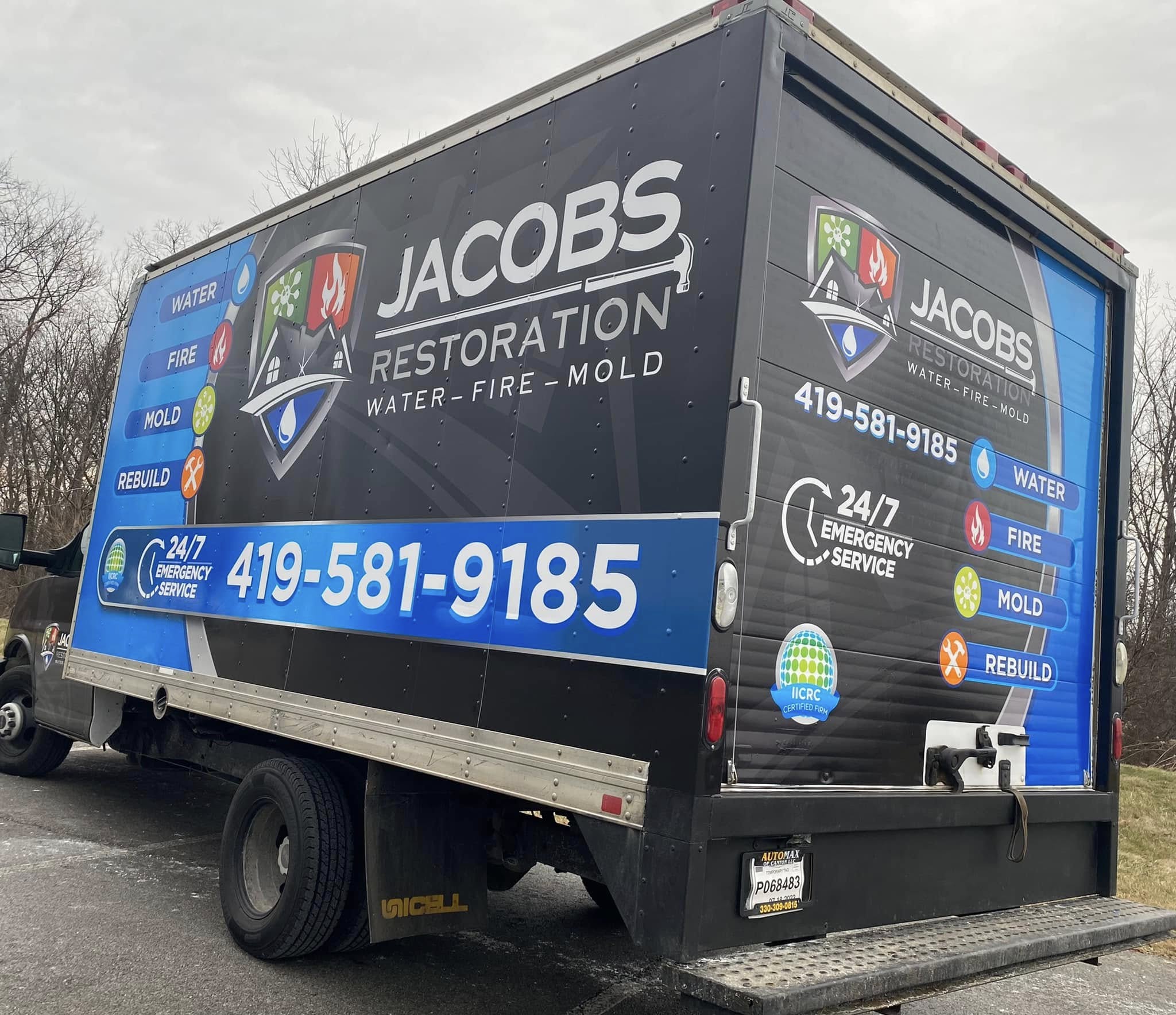 Jacobs Restoration Fleet Wrap project image 5