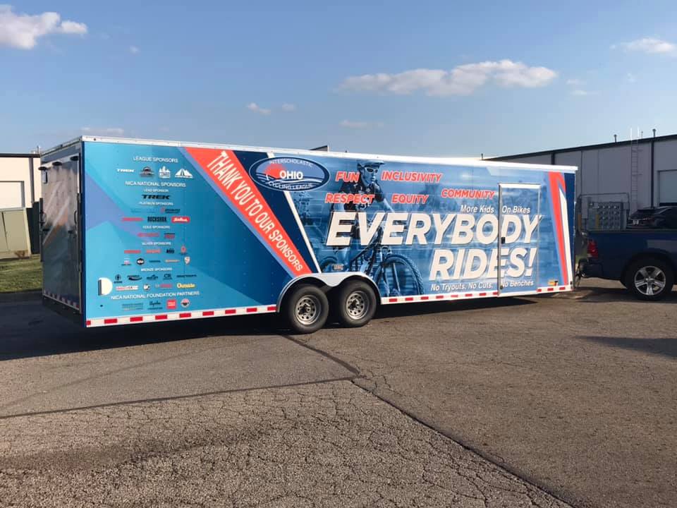 Kids on Bikes Large Trailer Wrap project image 3