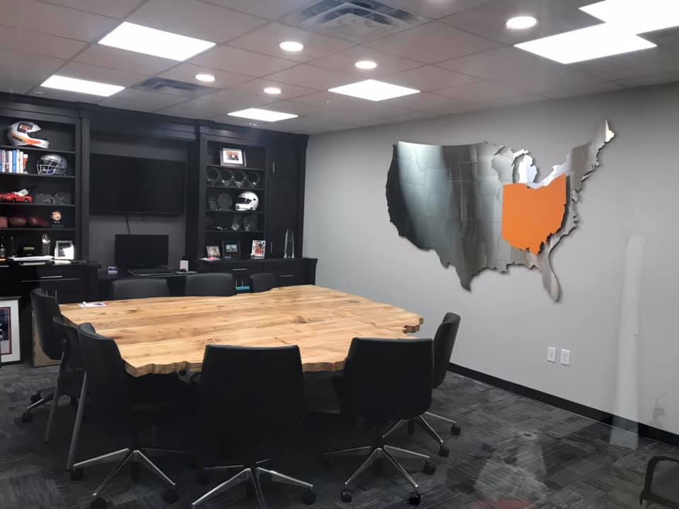 Ohio Metal Wall Display project image 3
