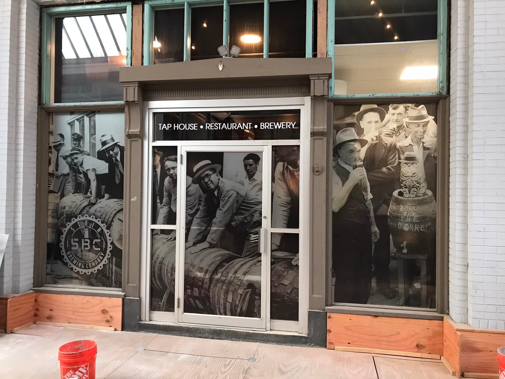 SBC Brewing Company Interior & Window Branding project image 1