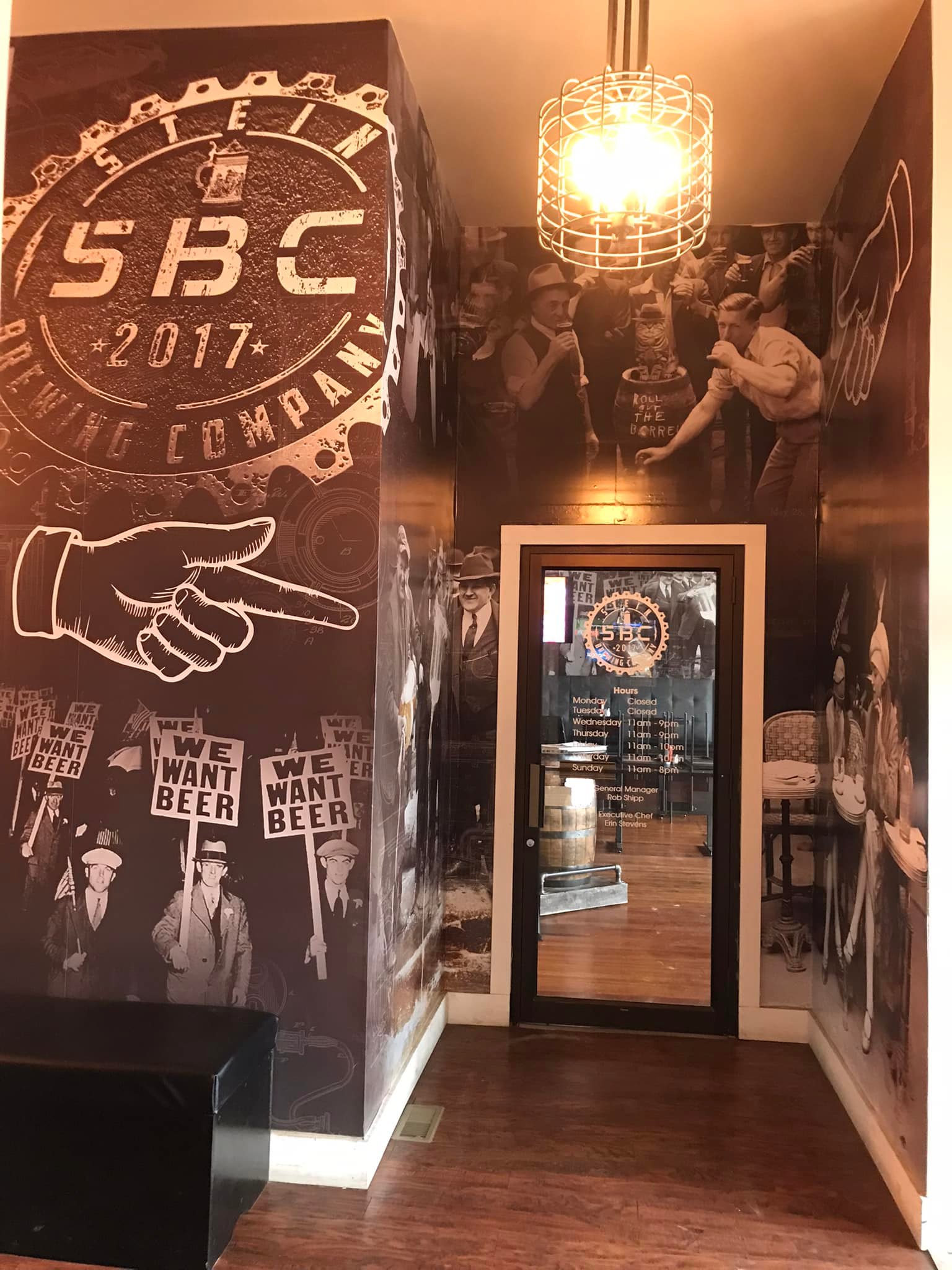SBC Brewing Company Interior & Window Branding project image 3