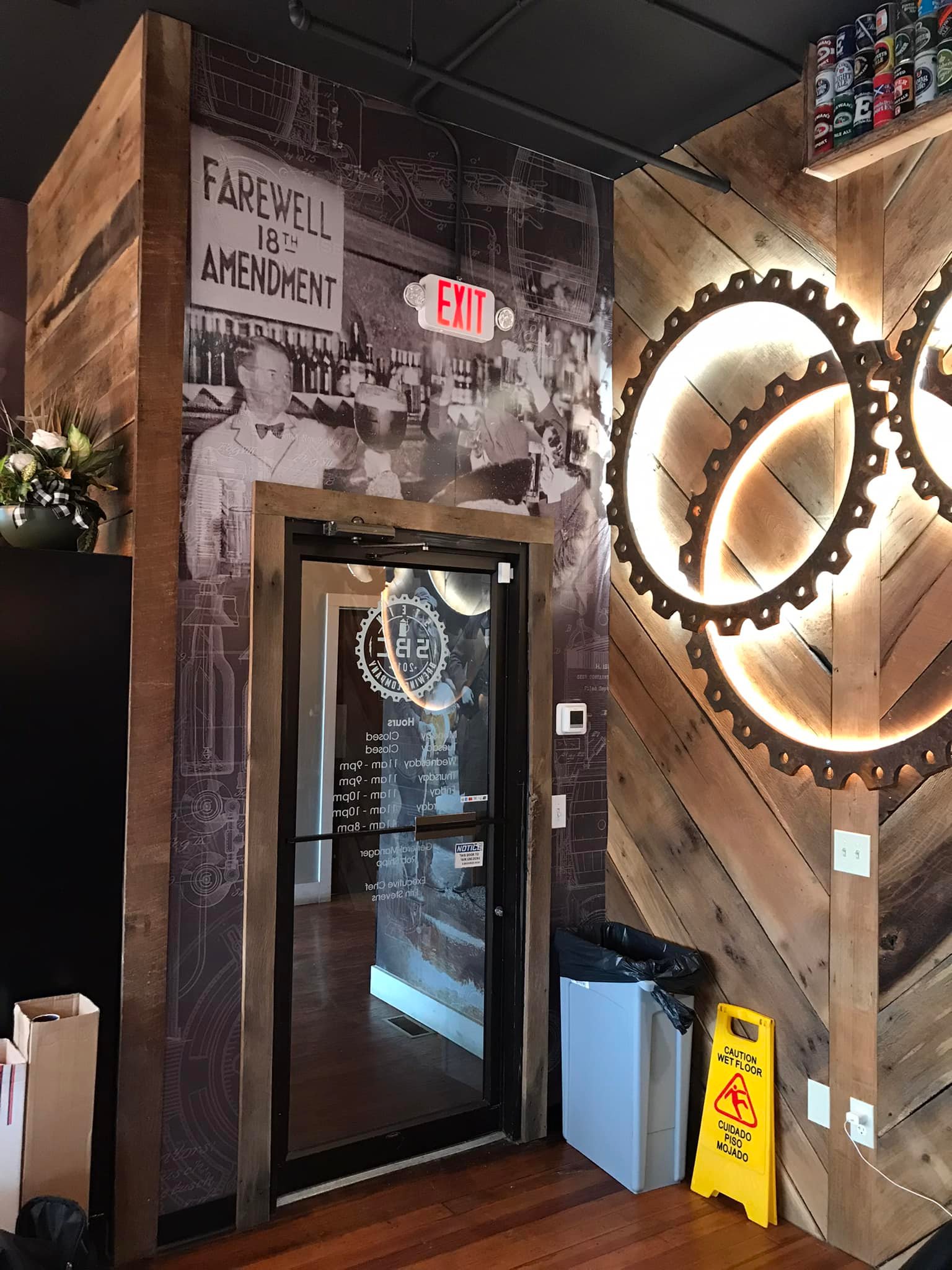 SBC Brewing Company Interior & Window Branding project image 16
