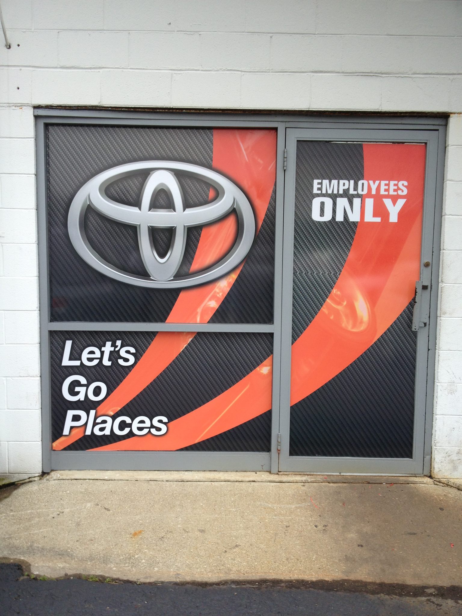 Toyota Window and Desk Graphics project image 1