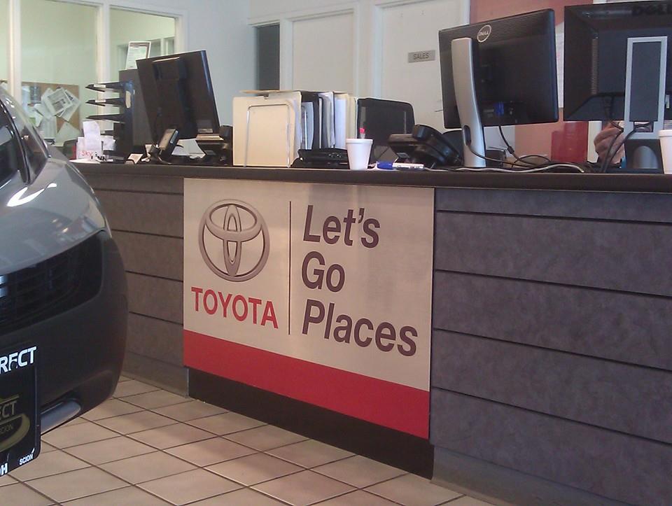 Toyota Window and Desk Graphics project image 2