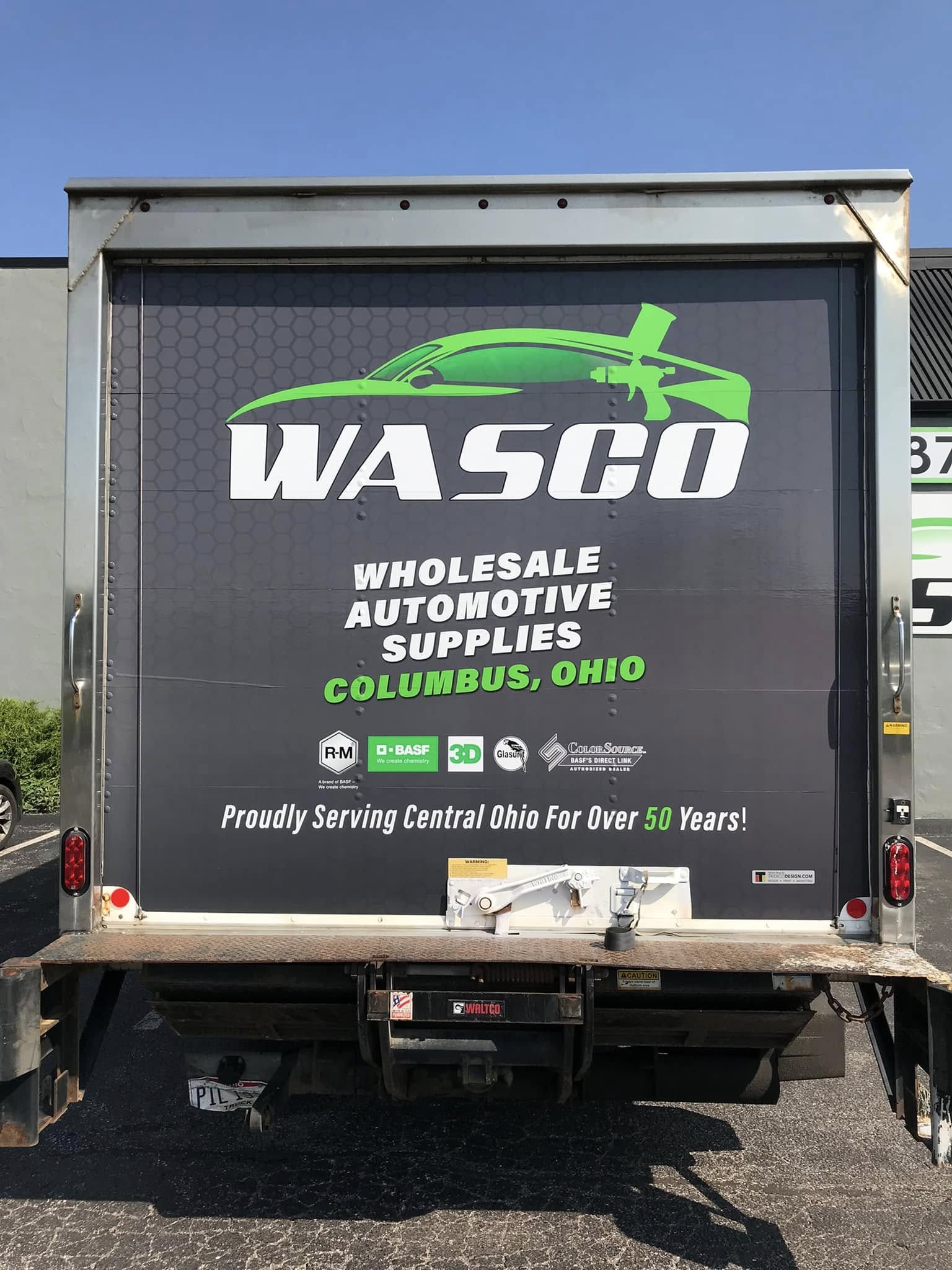Wasco Auto Supplies Box Truck Wrap project image 2