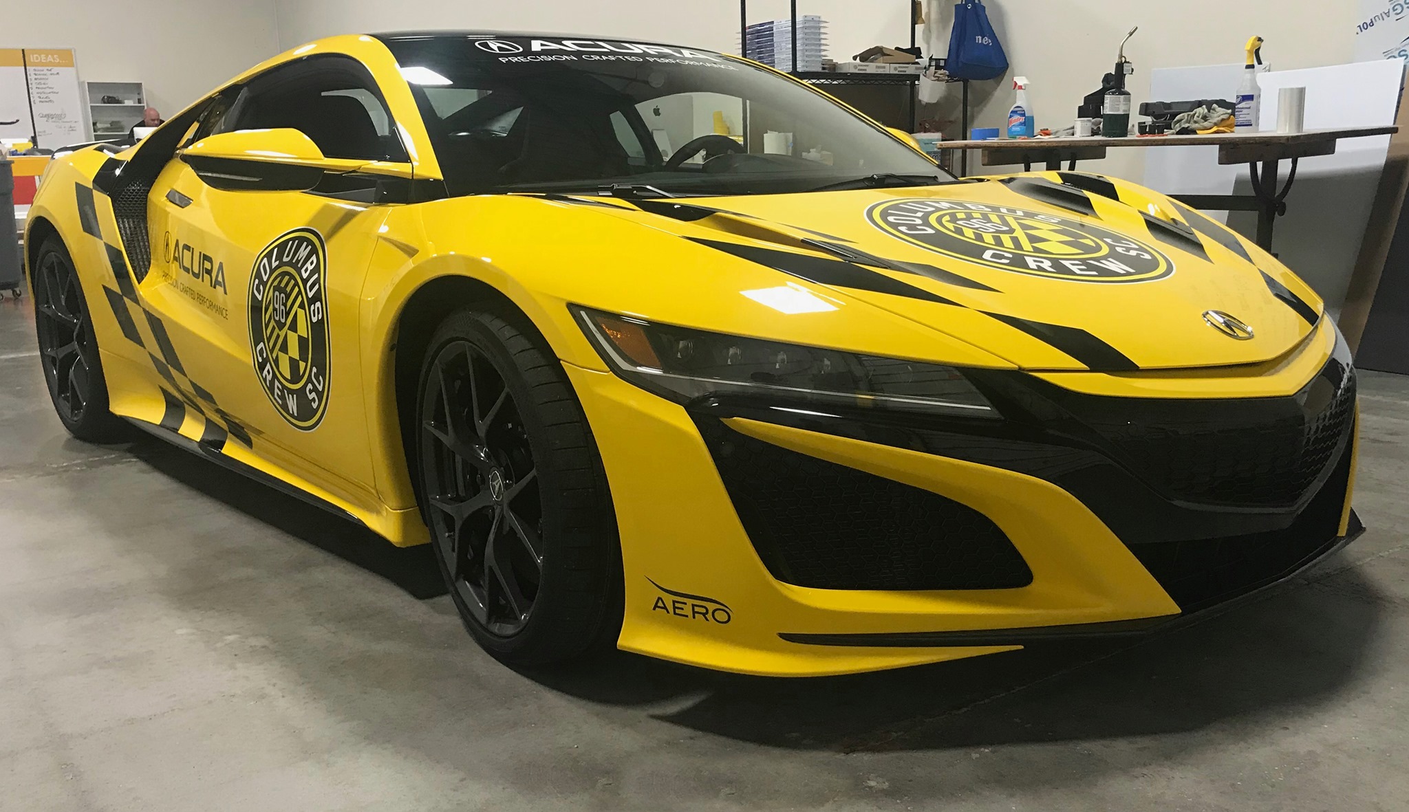Yellow Sports Car Specialty Wrap project image 8
